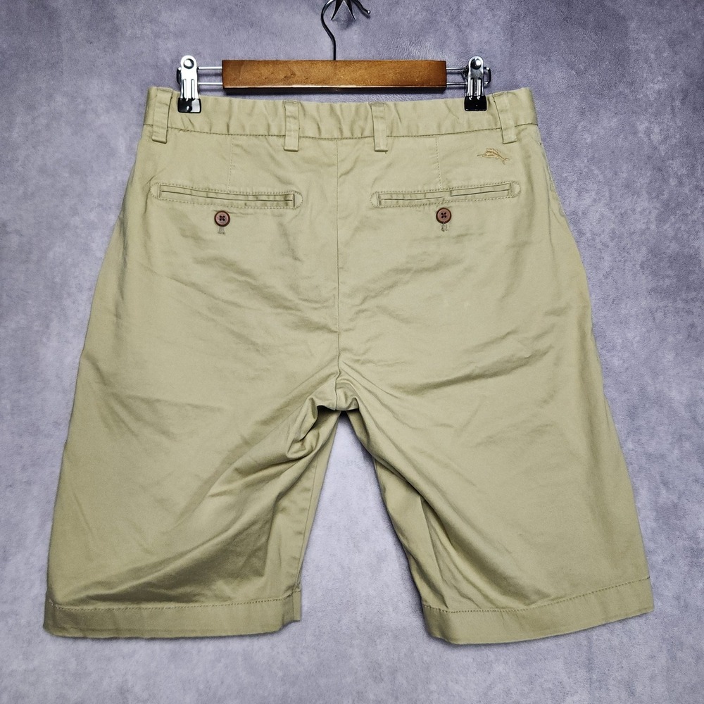 Tommy Bahama Mens‎ Shorts Size 30 Beige Flat Front Casual